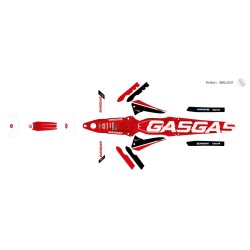 Kit déco GASGAS 2011-2022 complet rouge/blanc