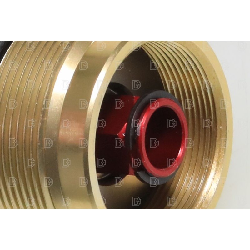 Bouchon fourche TECH acier gauche or