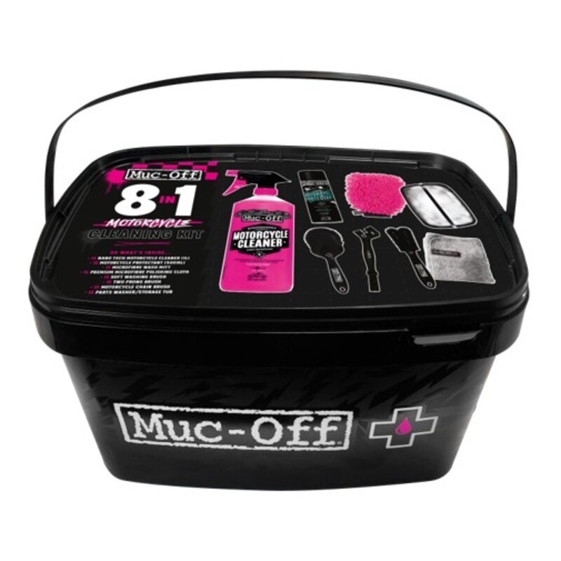 Kit de nettoyage moto/vélo 8 en 1 MUC-OFF