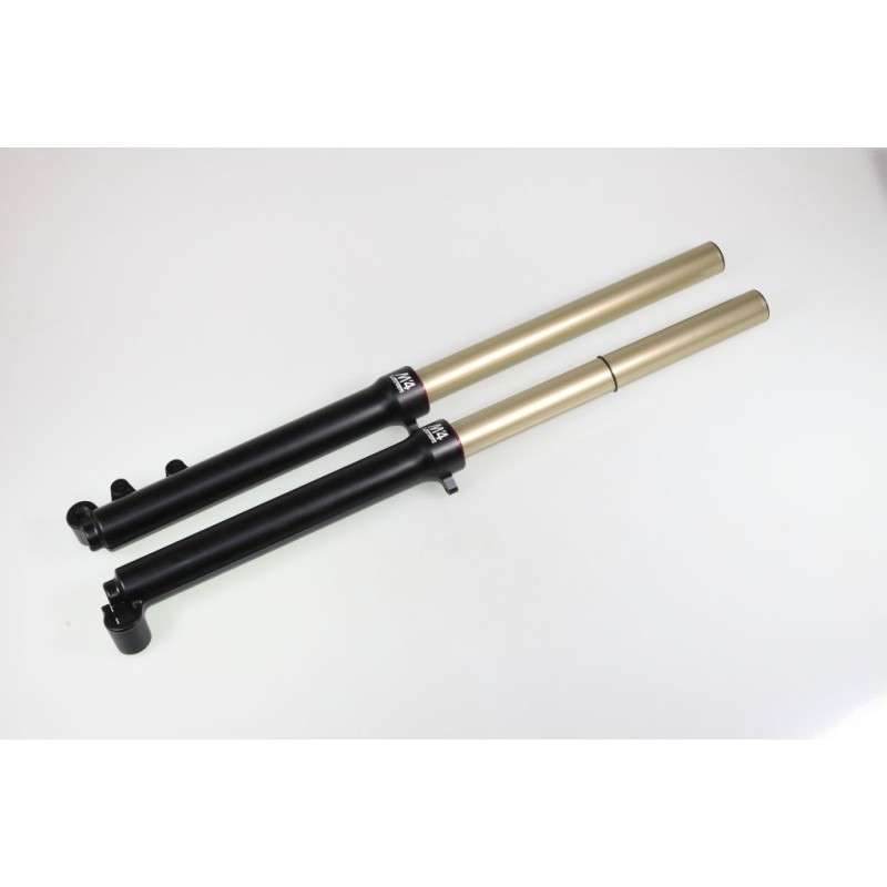 Fourche complète M4 RACING PARTS alu 39mm + axe roue AV MONTESA