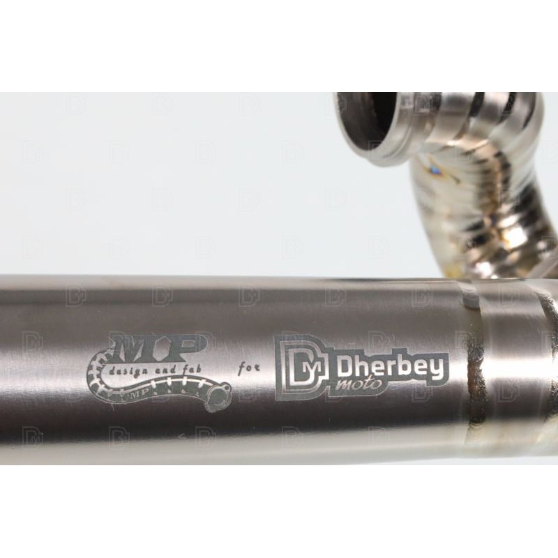 Coude échappement MP DESIGN SHERCO 2024-2026 titane