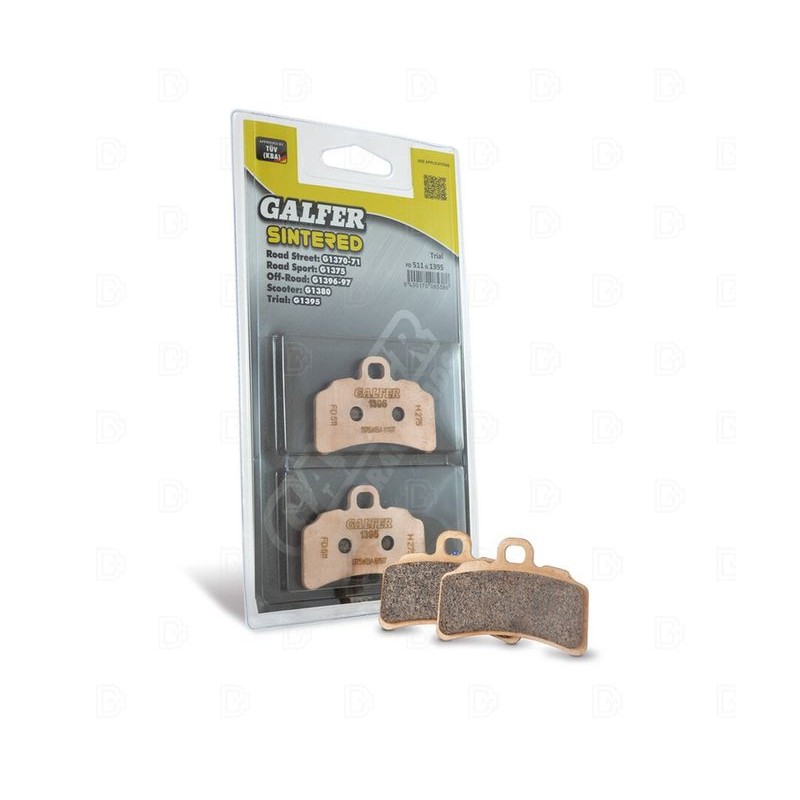 Plaquettes frein AV type 223 GALFER G1395