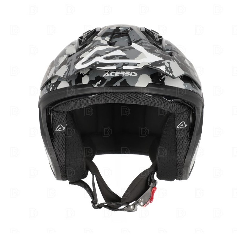 Acerbis Jet Aria helmet (grey/black) with visor