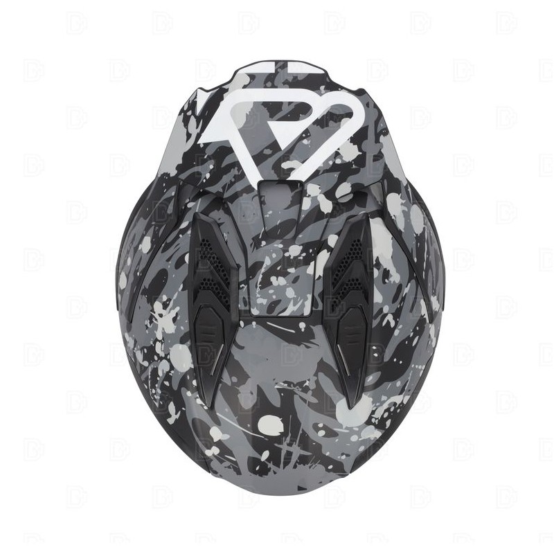 Casque ACERBIS JET ARIA gris/noir avec visiere