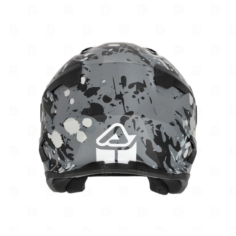 Acerbis Jet Aria helmet (grey/black) with visor
