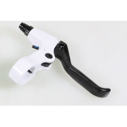 Levier frein AV OSET complet petit model blanc la paire
