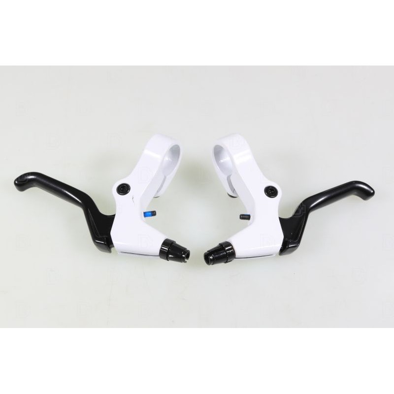 Levier frein AV OSET complet petit model blanc la paire