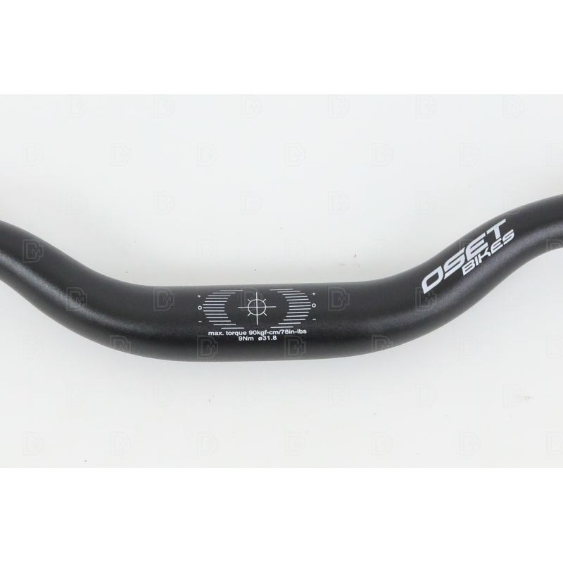 Guidon alu OSET TXP20 noir