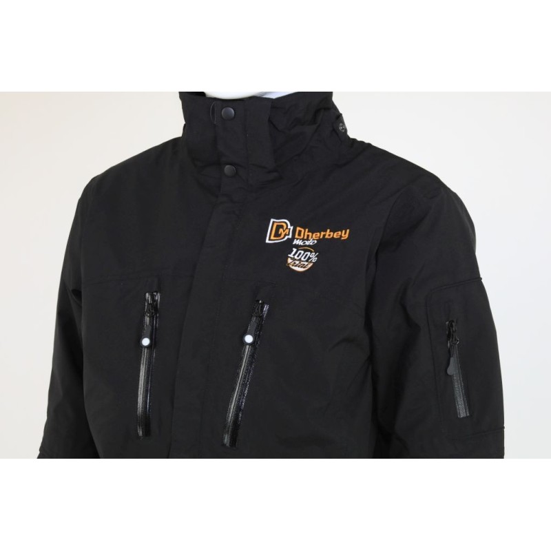 Veste DHERBEY MOTO Sanders noir