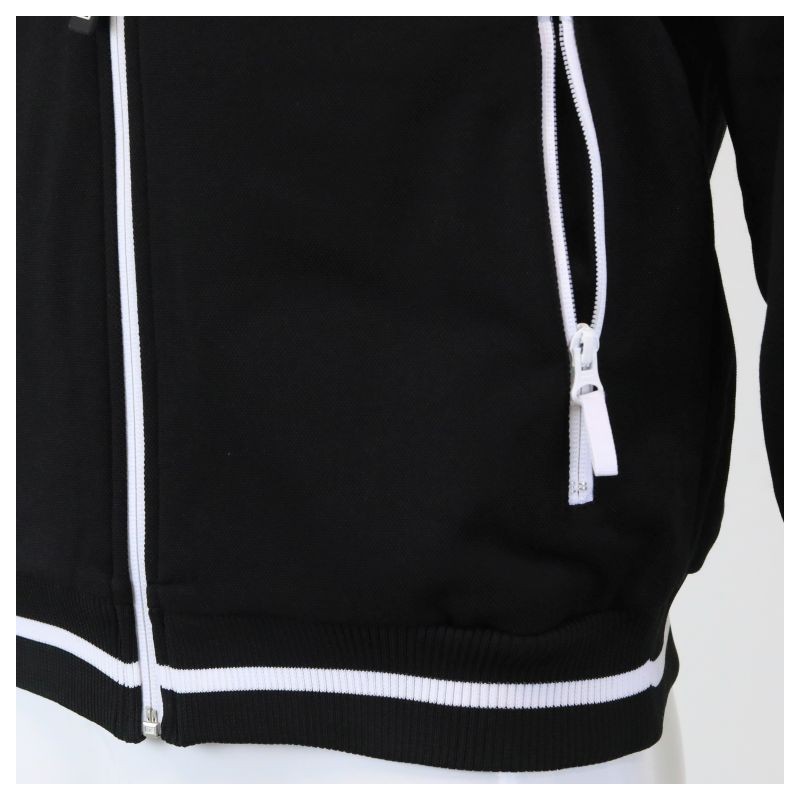 Gilet zippé DHERBEY MOTO noir New logo