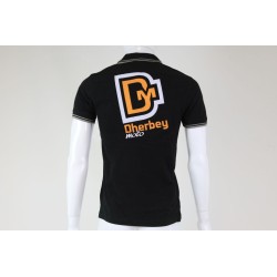Polo DHERBEY MOTO noir New logo
