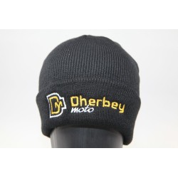 Bonnet DHERBEY MOTO noir simple