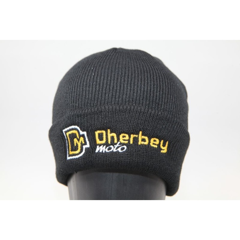 Bonnet DHERBEY MOTO noir simple