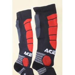 Chaussettes enfant ACERBIS MX impact noir/rouge