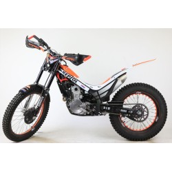 Protege mains fermé ACERBIS x-factory alu et plastique noir/orange