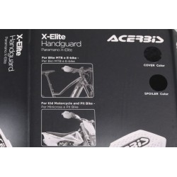 Protege mains ouvert ACERBIS x-elite plastique noir