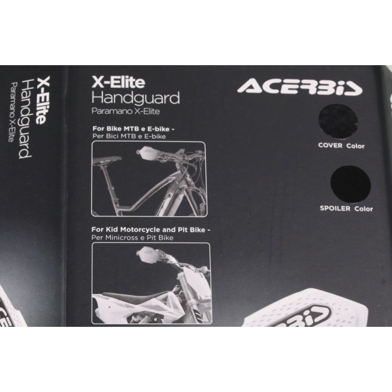 Protege mains ouvert ACERBIS x-elite plastique noir