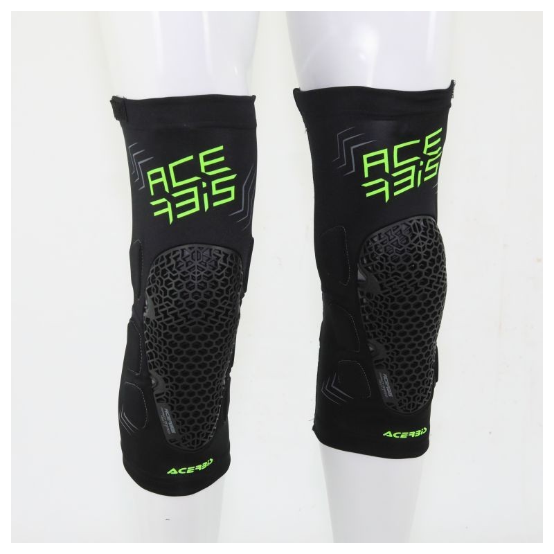 Genouilleres ACERBIS MTB Skay noir/jaune fluo