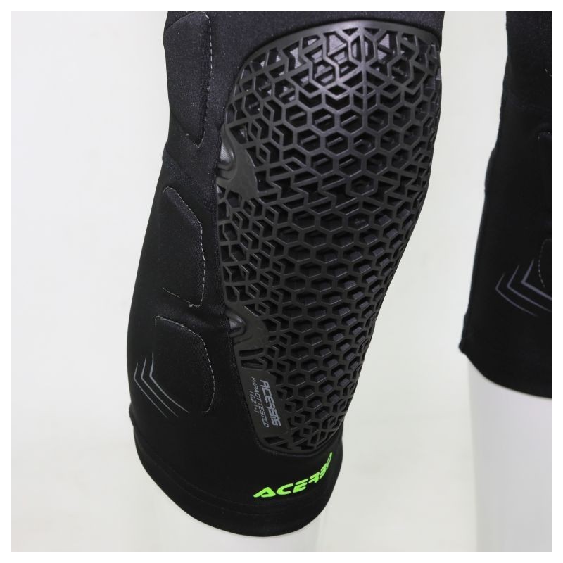 Genouilleres ACERBIS MTB Skay noir/jaune fluo
