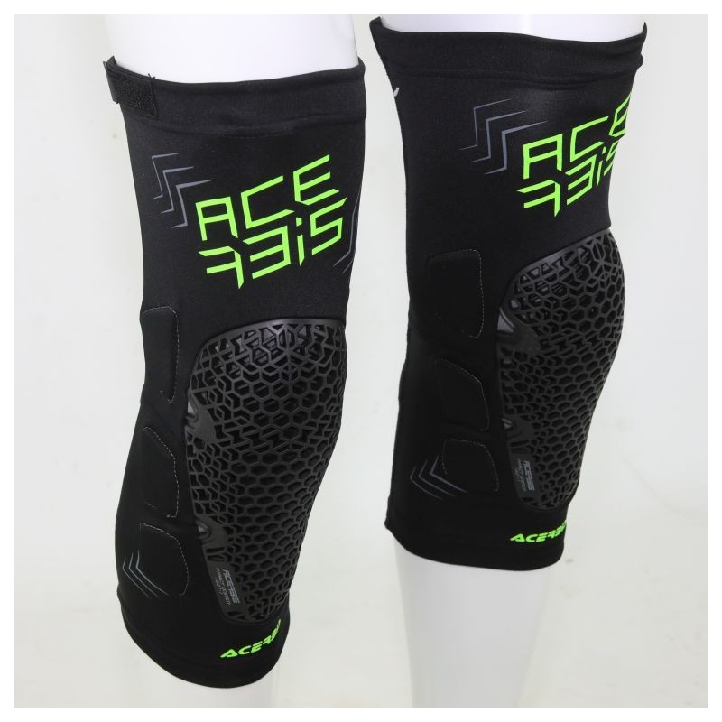 Genouilleres ACERBIS MTB Skay noir/jaune fluo
