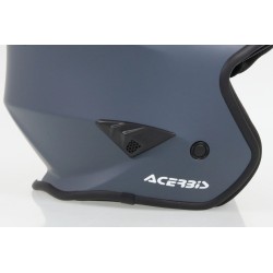 Casque ACERBIS aria gris mat avec visiere