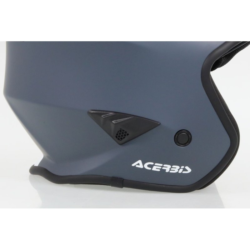 Casque ACERBIS aria gris mat avec visiere