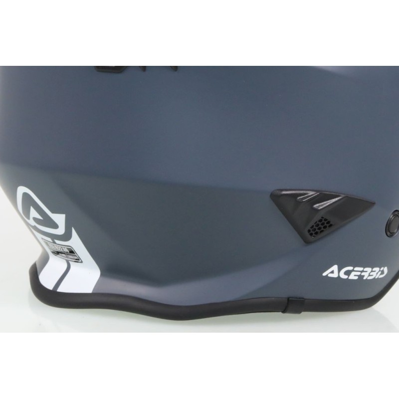 Casque ACERBIS aria gris mat avec visiere