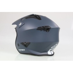 Casque ACERBIS aria gris mat avec visiere