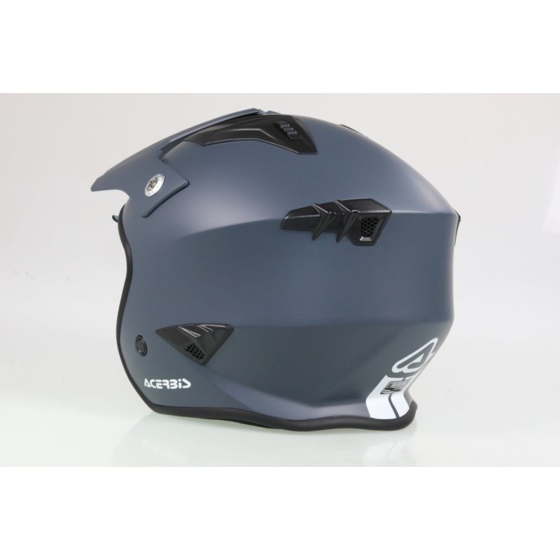 Casque ACERBIS aria gris mat avec visiere