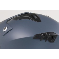Casque ACERBIS aria gris mat avec visiere