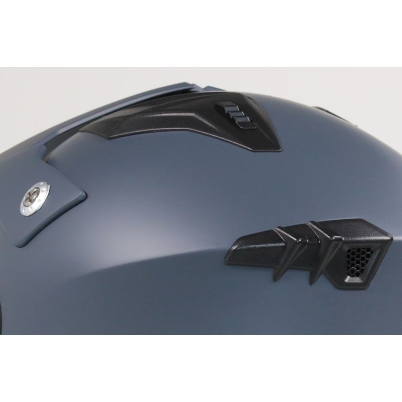 Casque ACERBIS aria gris mat avec visiere