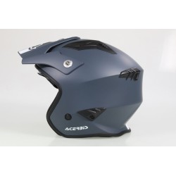 Casque ACERBIS aria gris mat avec visiere