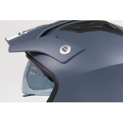 Casque ACERBIS aria gris mat avec visiere