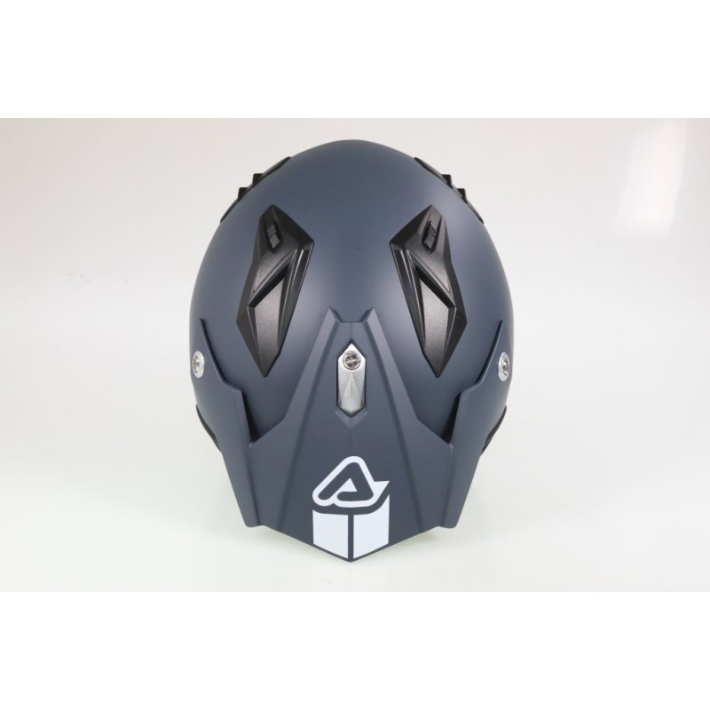 Casque ACERBIS aria gris mat avec visiere