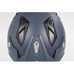 Casque ACERBIS aria gris mat avec visiere