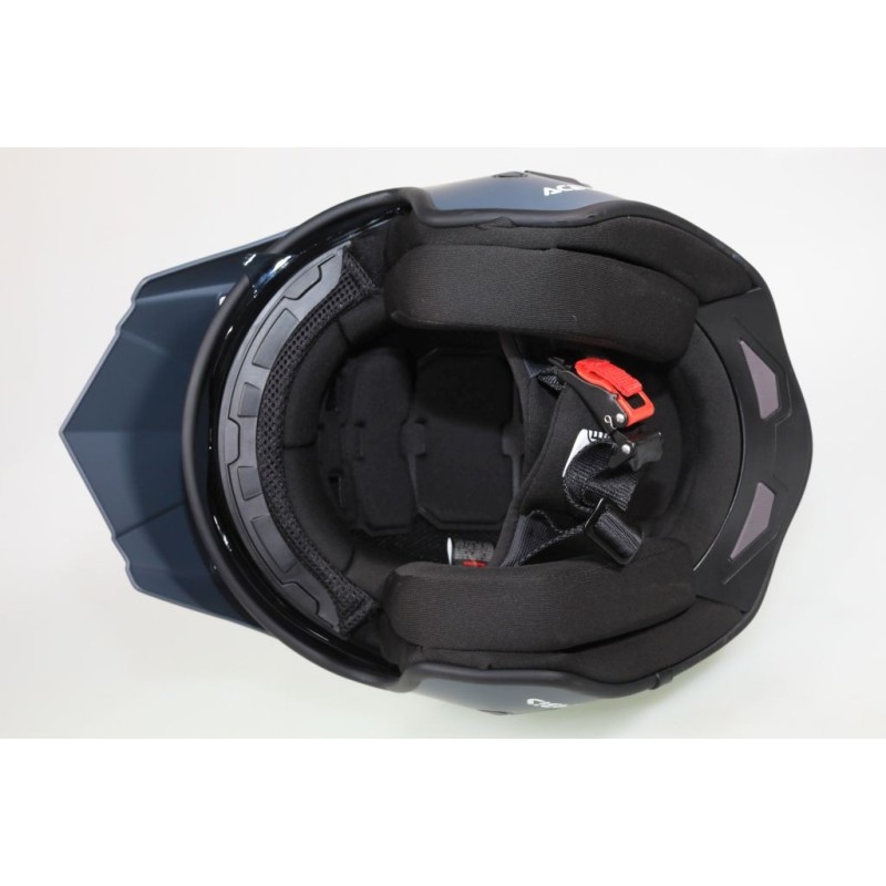 Casque ACERBIS aria gris mat avec visiere