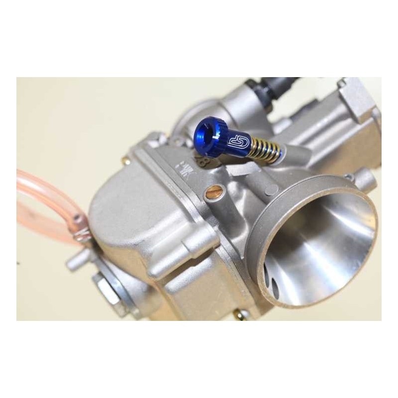 Vis ralenti CSP plus grosse carburateur KEIHIN bleu
