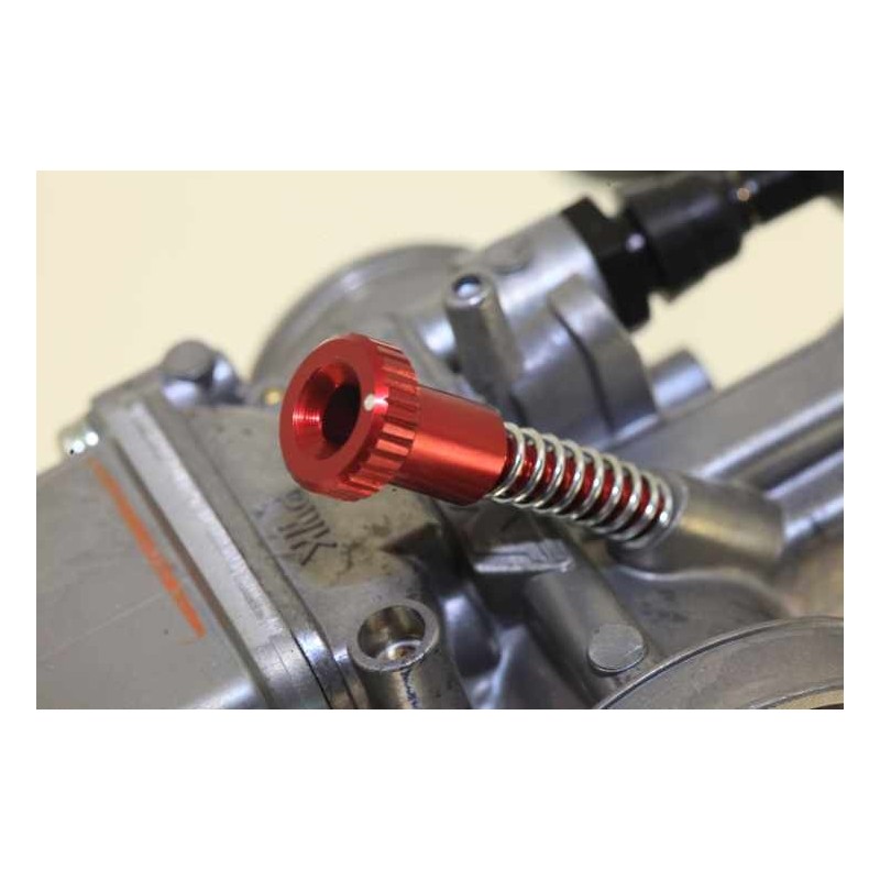 Vis ralenti CSP plus grosse carburateur KEIHIN rouge