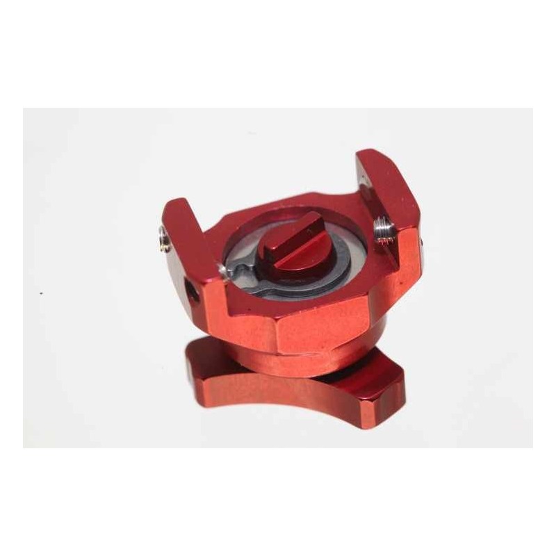 Molette réglage rapide fourche TECH rouge