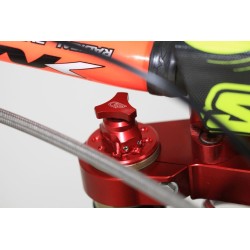 Molette réglage rapide fourche TECH rouge