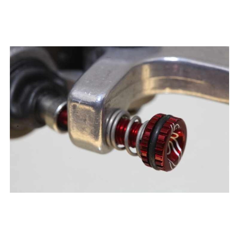 Kit vis reglage levier et butée M/C CSP BETA rouge