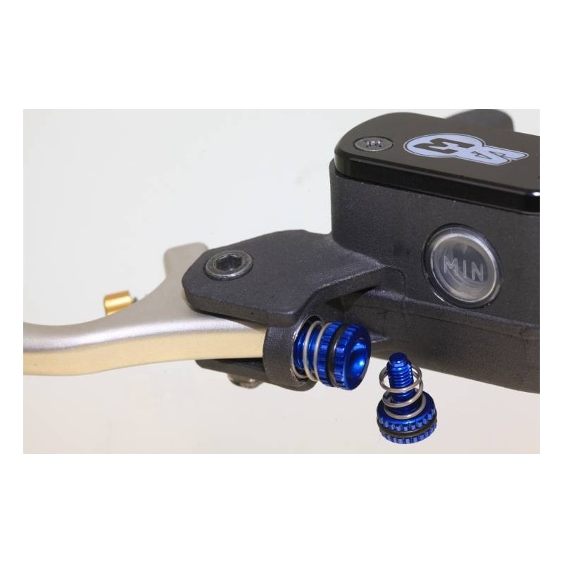 Vis reglage butée M/C frein et embrayage AJP CSP bleu