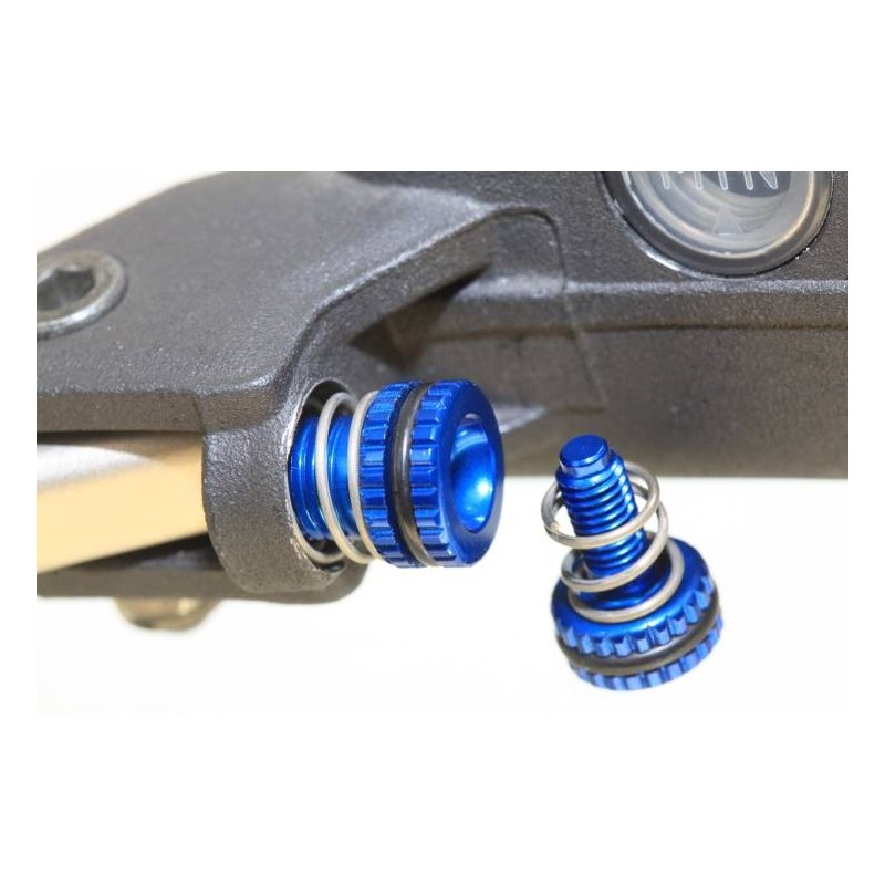 Vis reglage butée M/C frein et embrayage AJP CSP bleu