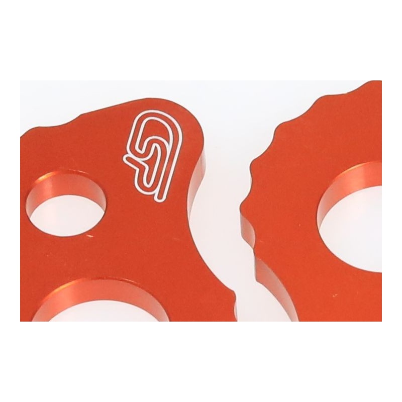 Escargots roue arriere CSP BETA/SCORPA/SHERCO orange