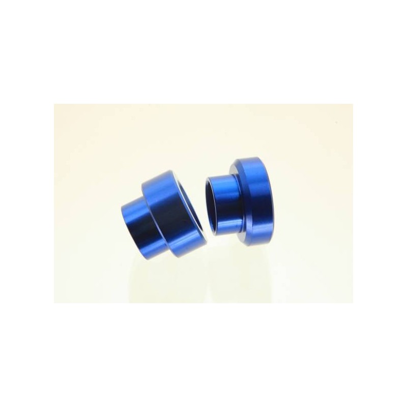Entretoises roue AR CSP SHERCO 2012-2013 la paire bleu