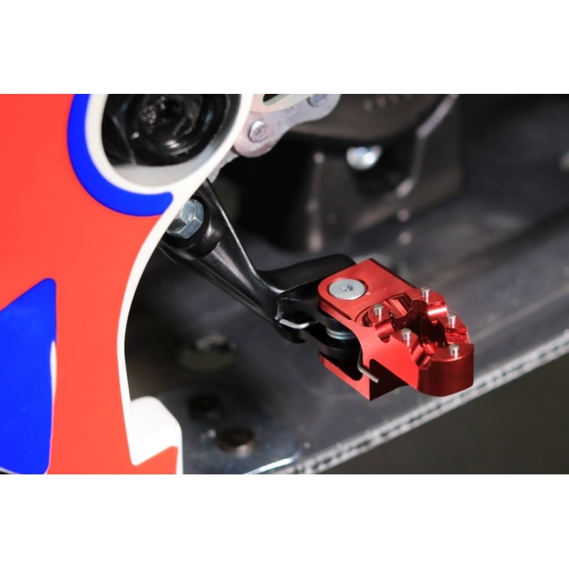 Embout pedale frein racing CSP BETA rouge