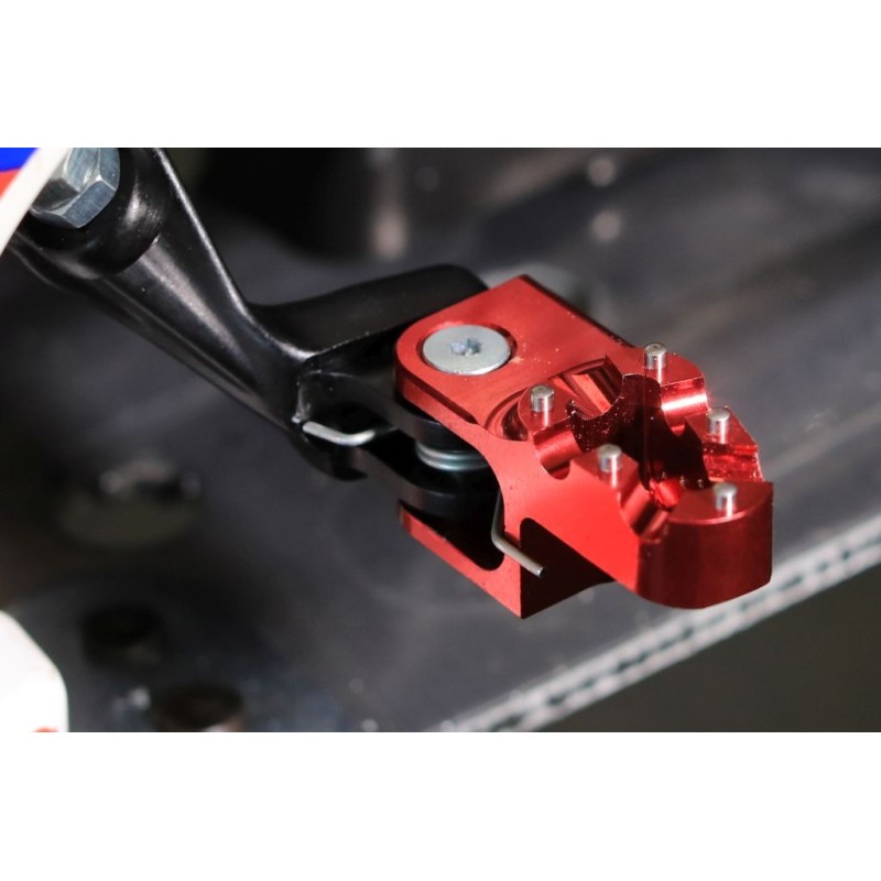 Embout pedale frein racing CSP BETA rouge