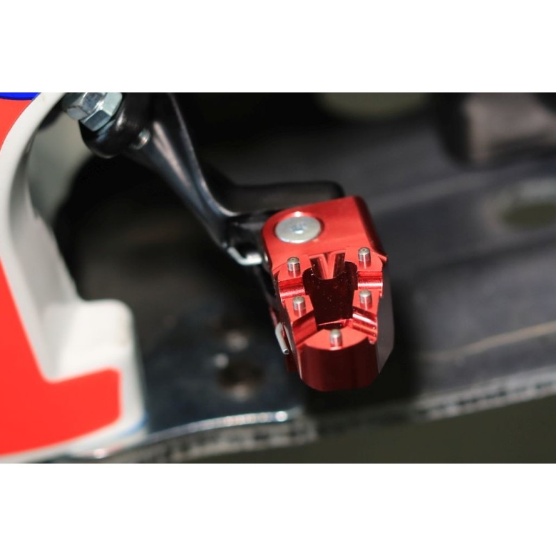 Embout pedale frein racing CSP BETA rouge