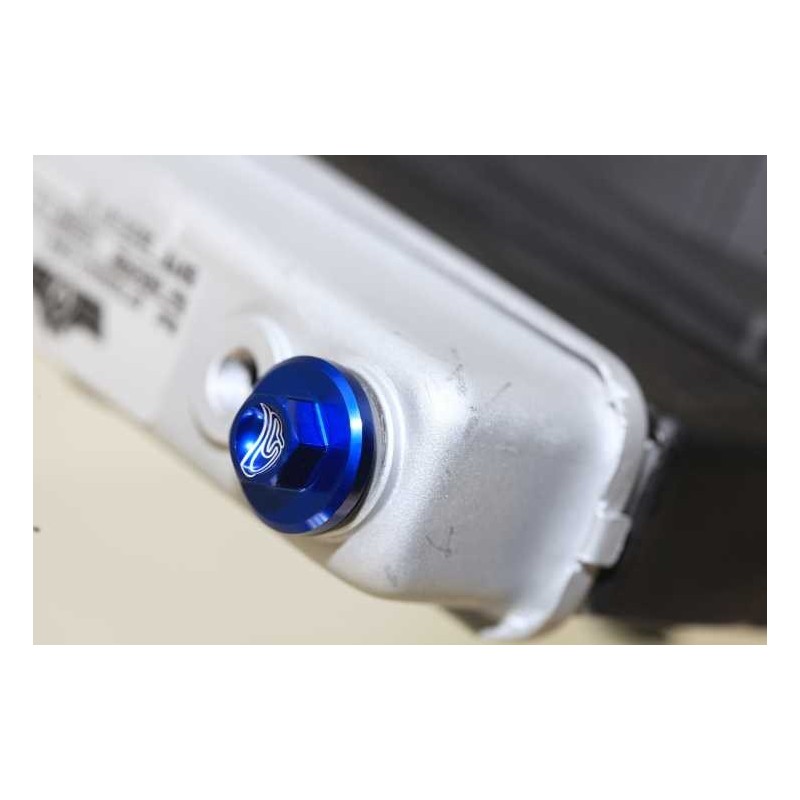 Bouchon radiateur CSP M14x1.5 bleu