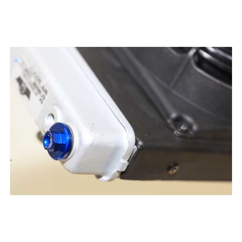 Bouchon radiateur CSP M14x1.5 bleu